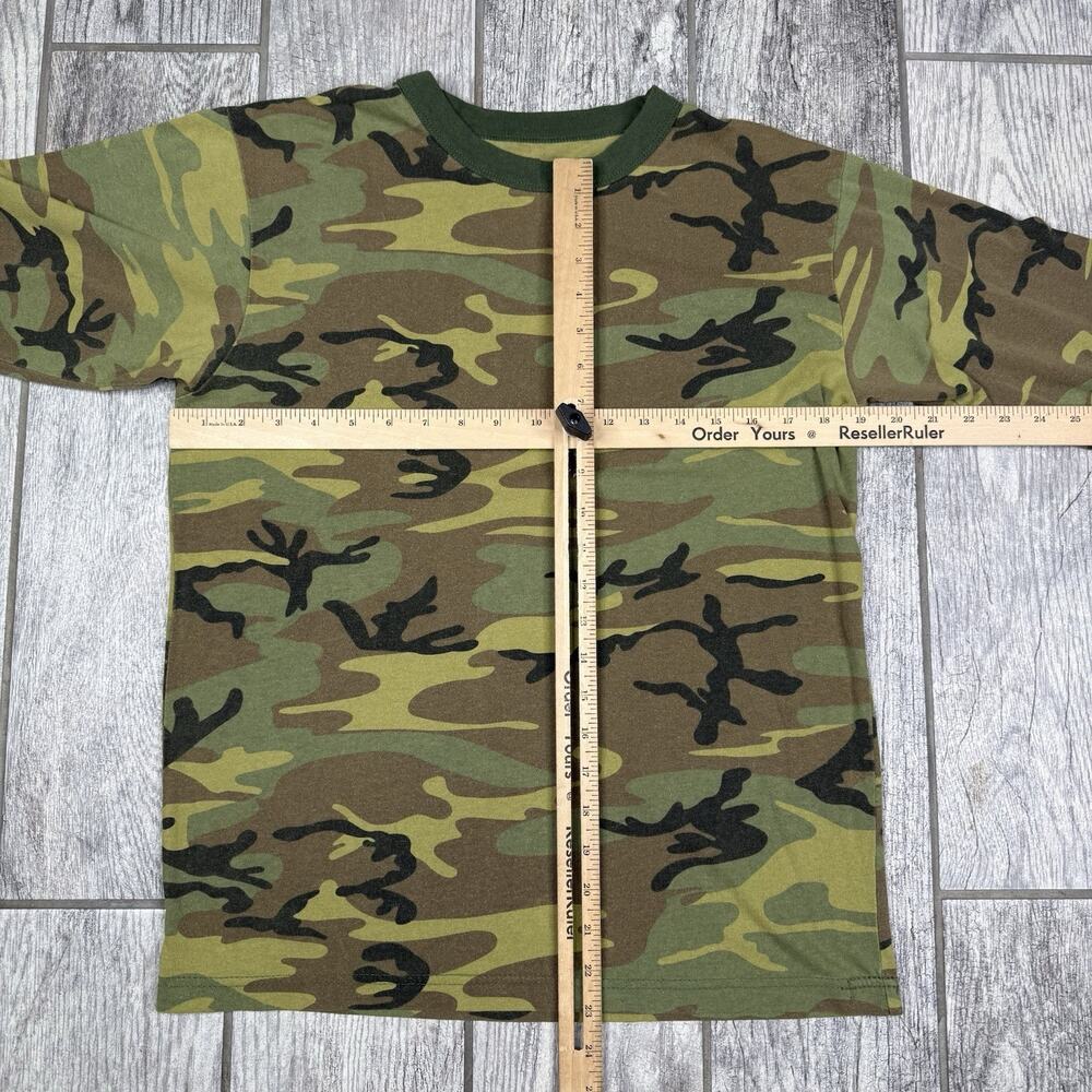 Rothco Camouflage T-Shirt Mens M Multicolor Long Sleeve Crew Neck Cotton Blend - Picture 2 of 6